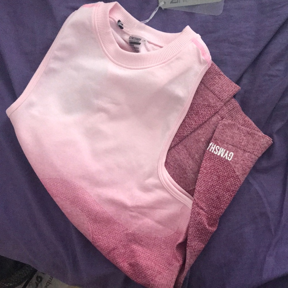 Gymshark ombré seamless top